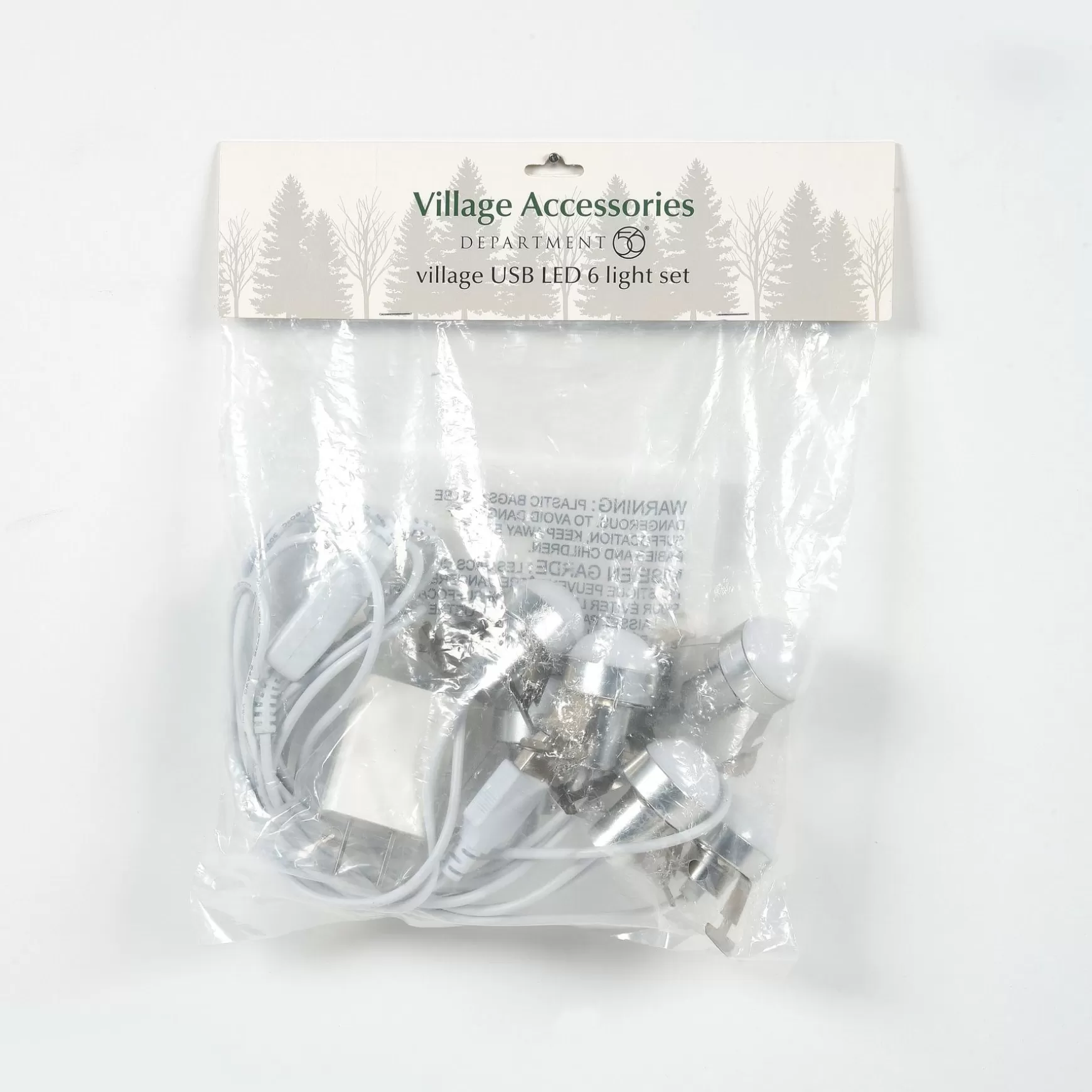 Department 56 Village USB LED 6 Light Set< Village Accessories