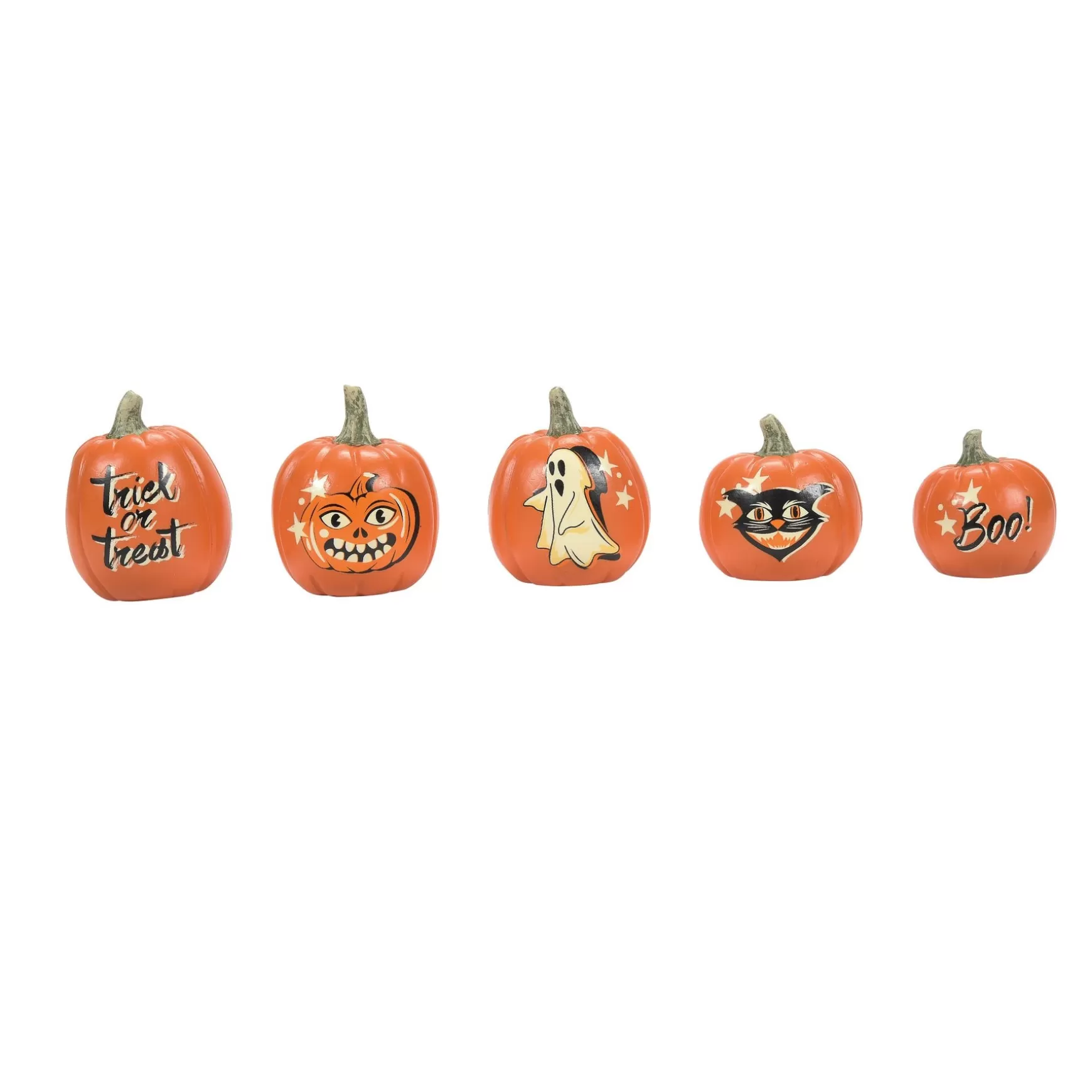 Department 56 Vintage Pumpkins St/5< Halloween Village Accessories
