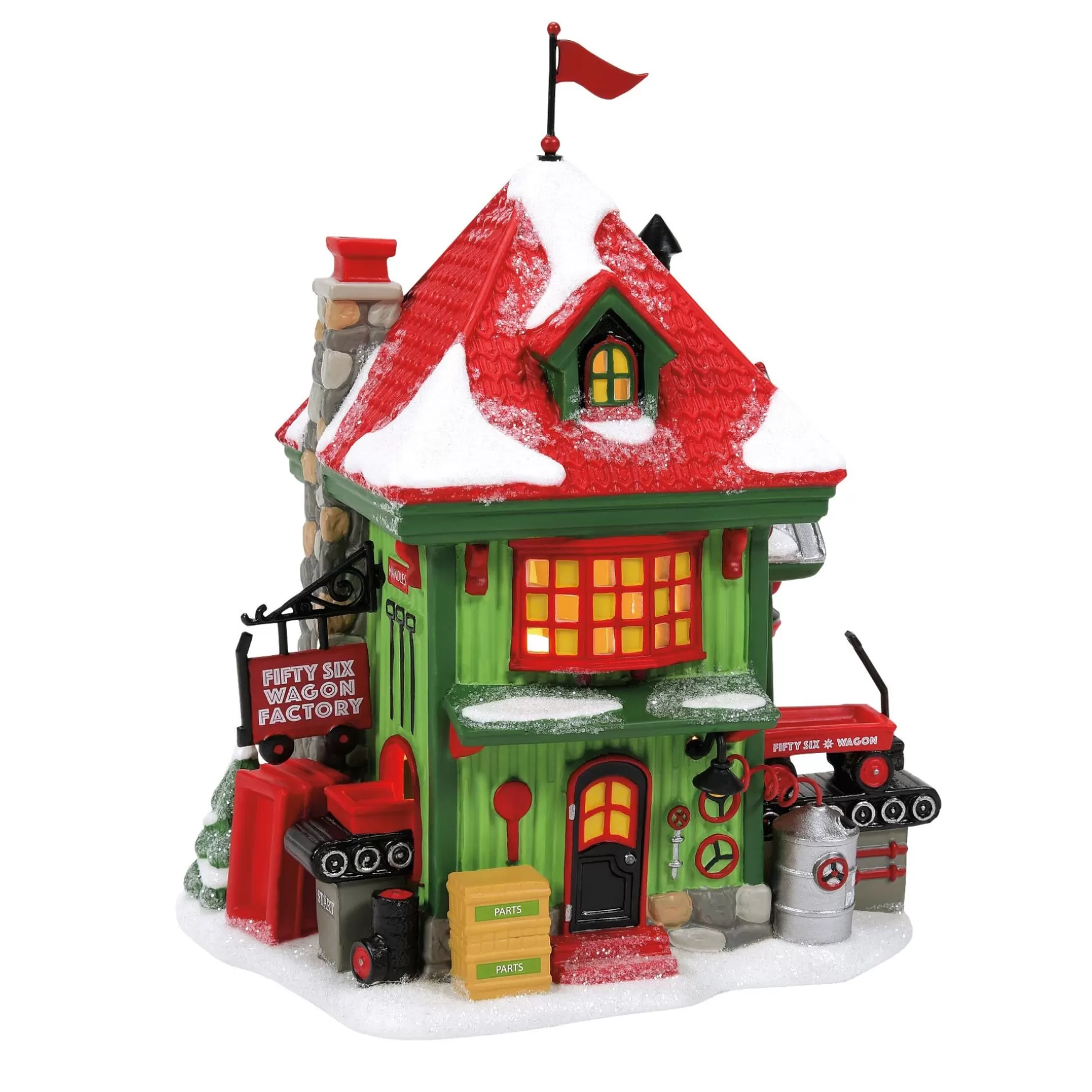Department 56 56 Wagon Factory< North Pole Series