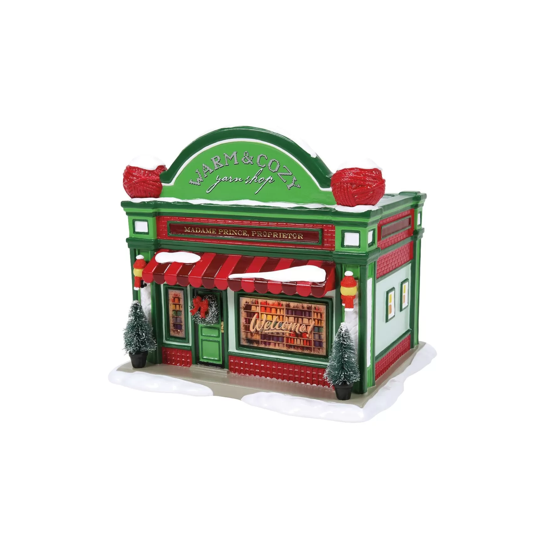 Department 56 Warm & Cozy Yarn Shop< The Original Snow Village