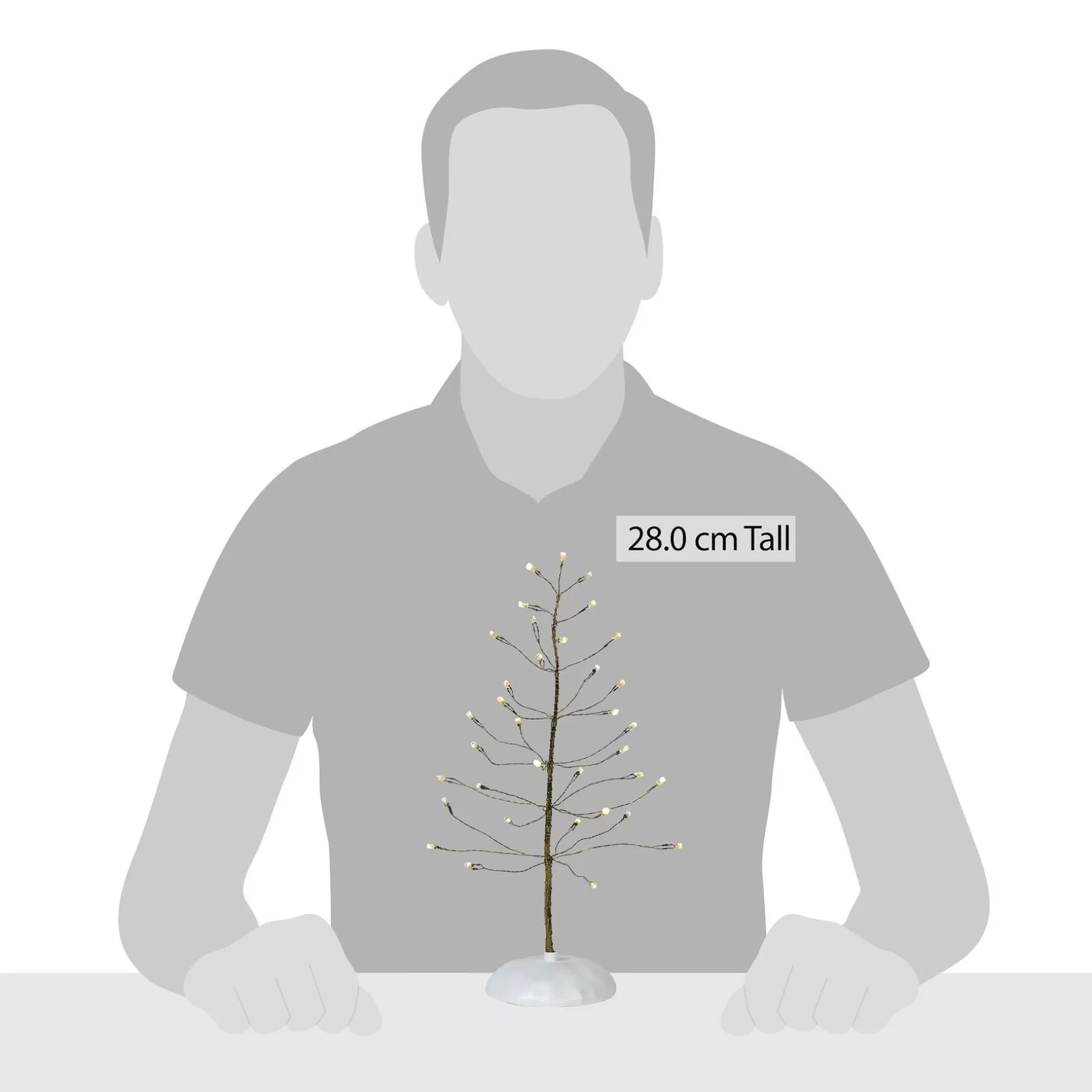 Department 56 Winter Brite Tree White< Village Accessories