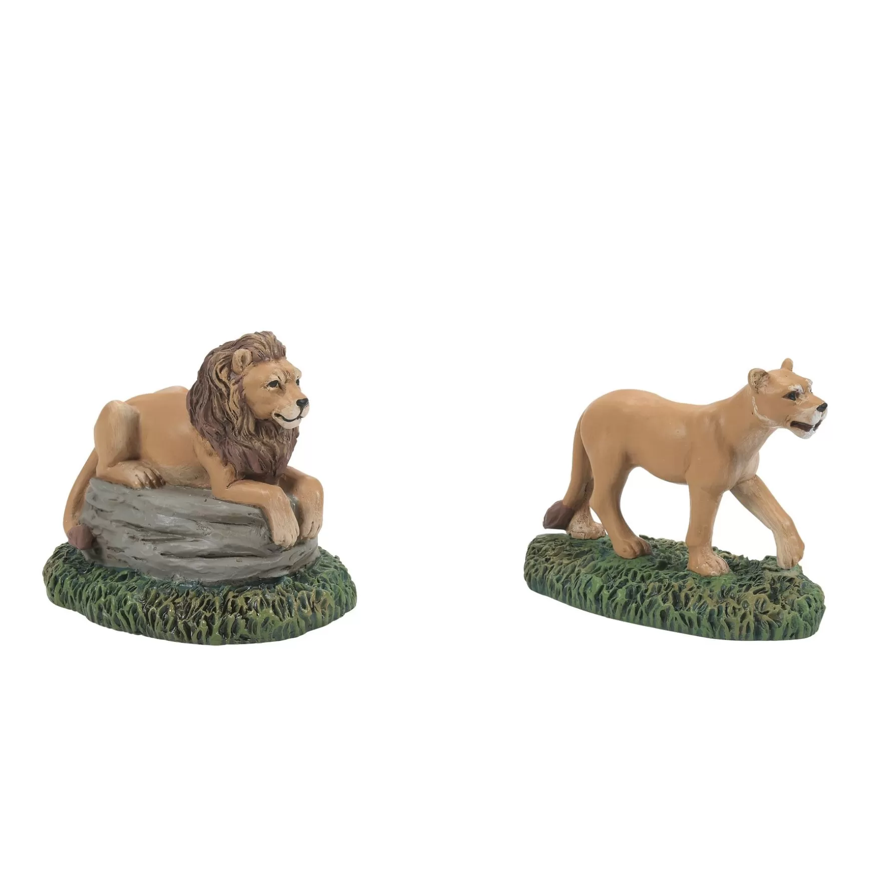 Department 56 Zoological Gardens Lions st2< Village Accessories